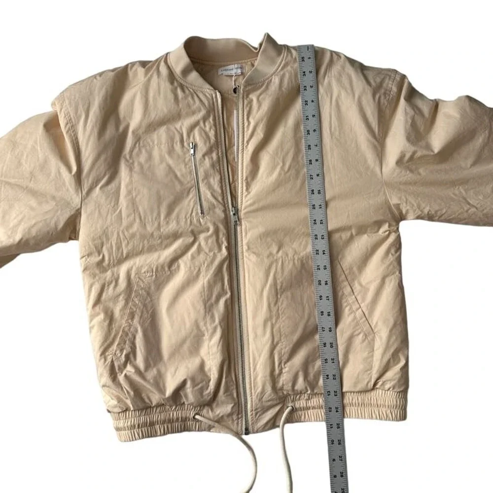 Lovers Friends x Lindsi Lane Revolve NWT Wren Zip Bomber Jacket Macadamia S‎